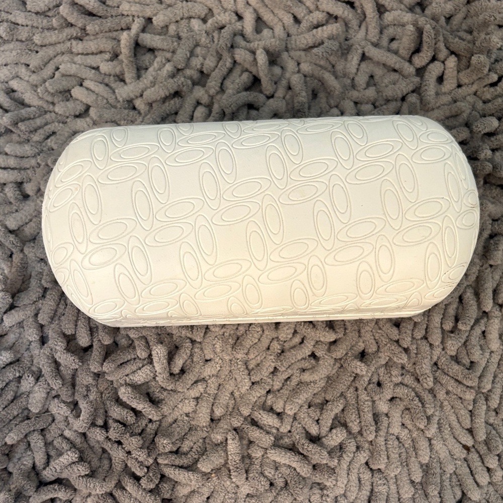 Oakley Embossed Logo Sunglasses Case white